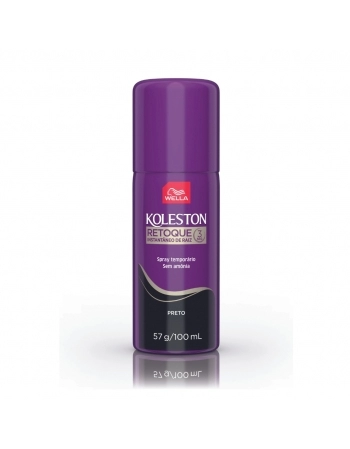 Retoque Instantâneo Spray Koleston Preto 100Ml