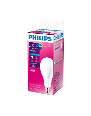 Lâmpada Philips Led Bulbo 45W (82W) 5000 Lúmens
