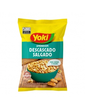 AMENDOIM YOKI DESCASCADO SALGADO 50G