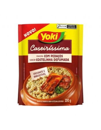 FAROFA YOKI CASEIRISSIMA SABOR BANANA 200G