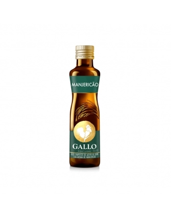 OLEO GALLO COMP AZEITE OLIVA AROMA MANJERICAO VD 250ML