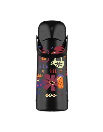 GARRAFA TERMICA TERMOLAR MAGIC PUMP DECORADO CAFE 1L