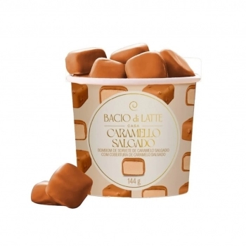 BOMBOM DE SORV BACIO LATTE 144G CARAMELO SALGADO