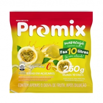 Refresco em Pó Promix Maracujá 250g