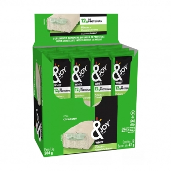 Barra &joy Proteína Whey Pistache 12x42g