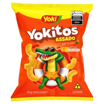 Yokitos Sabor Queijo Lua Yoki 45G