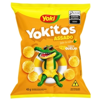 Yokitos Sabor Queijo Bolinha Yoki 45G