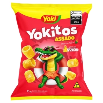 Yokitos Sabor Queijo Tubinho Yoki 45G