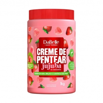 Creme de Pentear Dabelle Jujuba Morango 1Kg