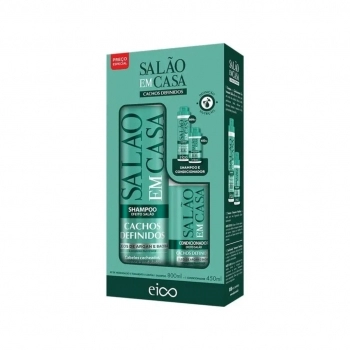 KIT EICO SH 800ML+COND 450ML SALAO CASA CACHOS DEFINIDOS