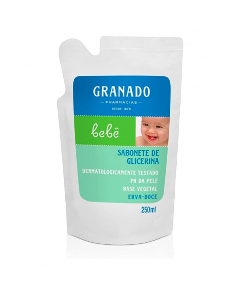Refil Sabonete Líquido Bebê Erva-Doce Granado 250Ml