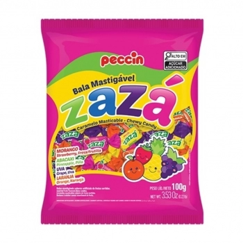 Bala Zazá Sortida Peccin 100g