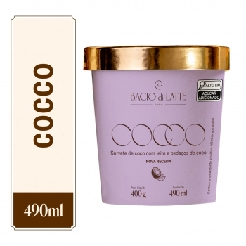 Pote Gelato Cocco Bacio Di Latte 490ml