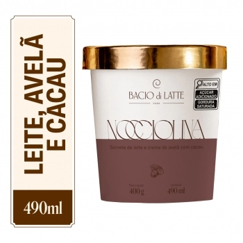 POTE GELATO BACIO LATTE 490ML NOCCIOLINA