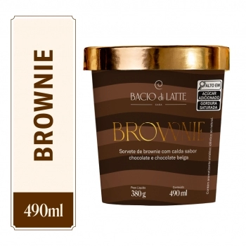 POTE GELATO BACIO LATTE 490ML BROWNIE