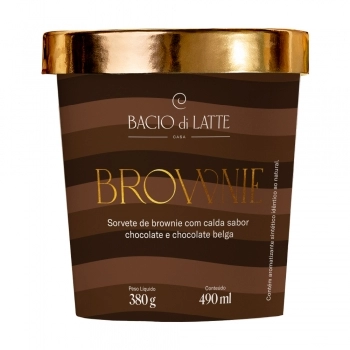 POTE GELATO BACIO LATTE 490ML BROWNIE