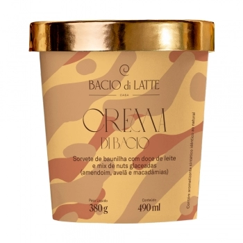 POTE GELATO BACIO LATTE 490ML CREMA DI BACIO
