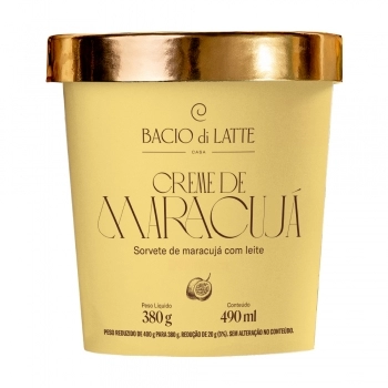 POTE GELATO BACIO LATTE 490ML MARACUJA