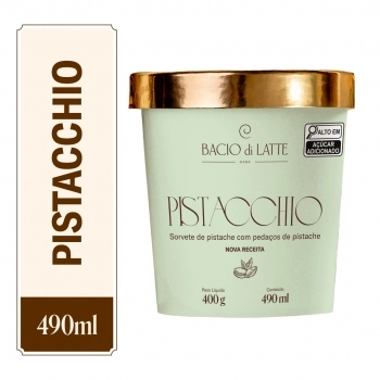 Pote Gelato Pistacchio Bacio di Latte 490ml