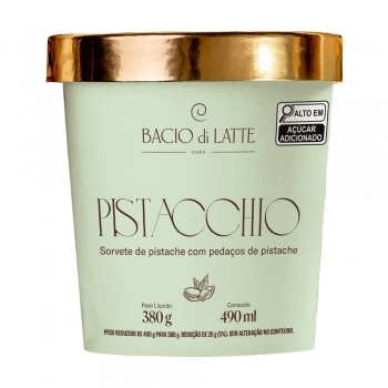 Pote Gelato Pistacchio Bacio di Latte 490ml
