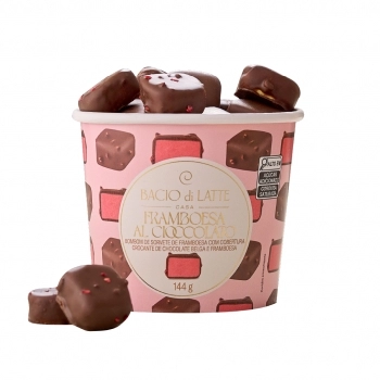 Bombom de Soverte Bacio di Latte Framboesa 144g