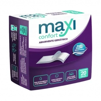 Absorvente Geriatrico Maxi Confort Plus - com 20 unidades