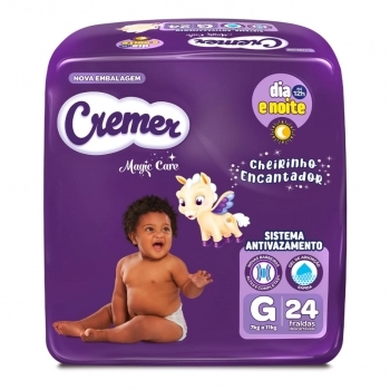 FRALDA CREMER JUMBO GD C/24