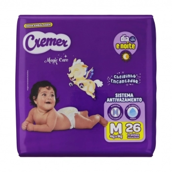 FRALDA CREMER JUMBO MD C/26