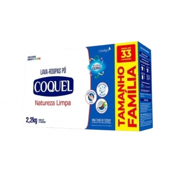 LAVA ROUPA PO COQUEL NATUREZA LIMPA 1,6KG