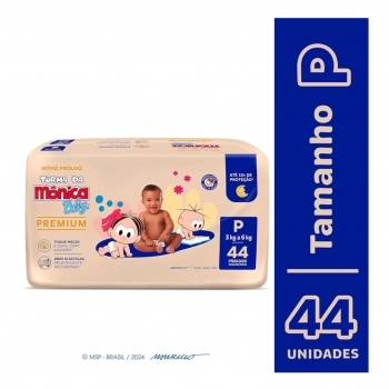 FRALDA TUR DA MONICA PREMIUM JUMBO PQ C/26