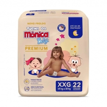 FRALDA TUR DA MONICA PREMIUM JUMBO PQ C/26