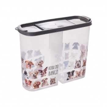 Guarda Tudo Dueto Retangular Alto Pet M Plasútil 2,4L