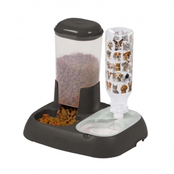 Comedouro e Bebedouro M Pet Plasútil 1L