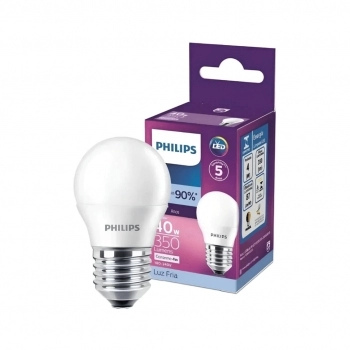 LAMP.PHILIPS LED BULB MINI 4W (40W)-6500K-MV