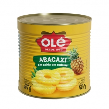 ABACAXI OLÉ EM CALDAS RODELAS LATA 400G
