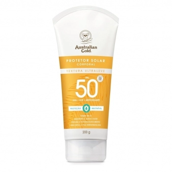 Protetor Solar Australian Gold Gel Corpo FPS50 200g