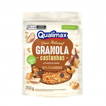 GRANOLA QUALIMAX CASTANHAS 18X250G