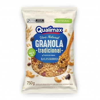 GRANOLA QUALIMAX TRADINAL ZERO 750G
