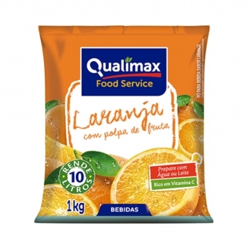 PO PARA BEBIDA TURMA QUALIMAX LARANJA 15X15G
