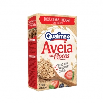 Aveia em Flocos Qualimax 170g