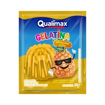 QUALIMAX GELATINA ABACAXI/PINA 15X20G