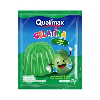 QUALIMAX GELATINA LIMAO 15X20G