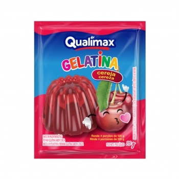 QUALIMAX GELATINA CEREJA 15X20G