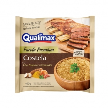 QUALIMAX FAROFA COSTELA 400G