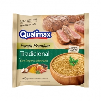 QUALIMAX FAROFA TRADICIONAL 400G