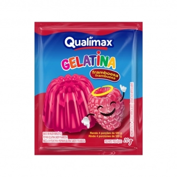 QUALIMAX GELATINA MORANGO/FRAMB 15X20G