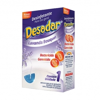 Pedra Sanitária Desinfetante Lavanda Bouquet Desodor 40g