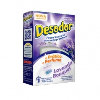 Pedra Sanitária com Rede Lavanda Bouquet Desodor 26g