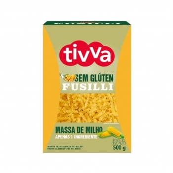 MACARRAO TIVVA PENNE ORIGINAL MASSA MILHO SEM GLUTEN 500G