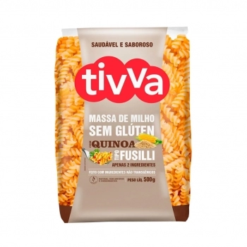MACARRAO TIVVA FOSILLI MASSA MILHO SEM GLUTEN 500G